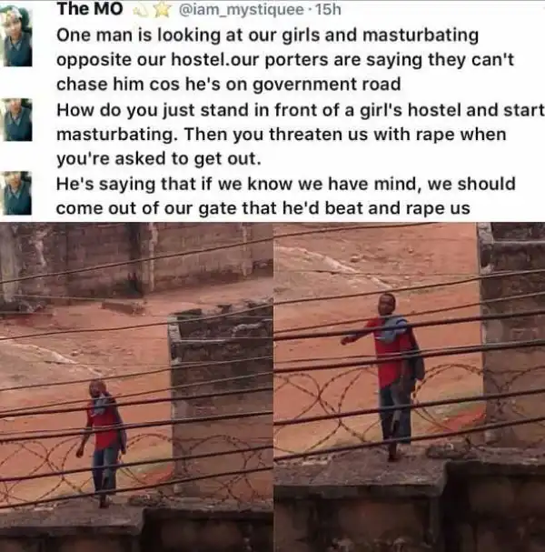 Man Threatens To Rape Female Students Of BIU After They Caught Him Masturbating